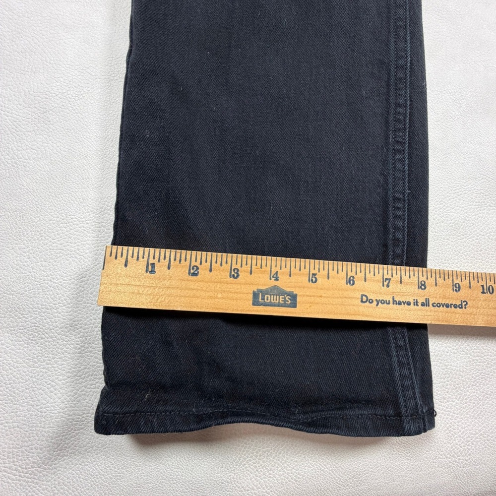 Abercrombie & Fitch High Rise 90s Relaxed Jeans Black Size 26 Long Straight Leg - Picture 3 of 10